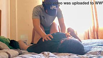 passionate latina neighbor rides cowgirl and missionary for deep creampie satisfaction