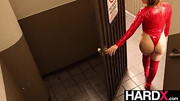 anna claire clouds latex anal pounding wrecked me hard