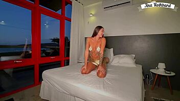 anal creampie hits different in that tight Brazilian ass