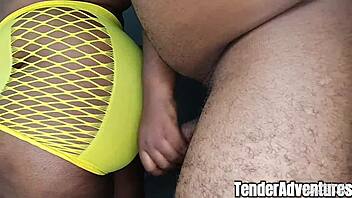 Hey big booty milf, feel this black cock stretching your curves wide open!