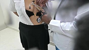 doctor bangs patient silly in clinic