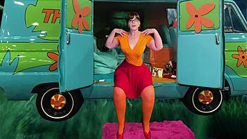 granny velma dinkley craves your cock after muff diving tease