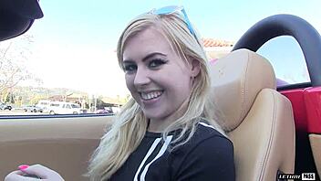 Hot blonde rims ass then takes deep pounding