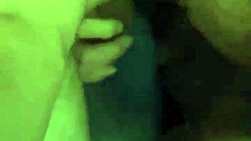 Shaved Wife Deepthroats Sucks Big Cock to Cumshot