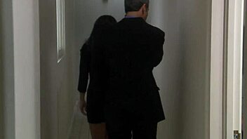 Monica Sweetheart Rides Colleague's Big Cock On Desk