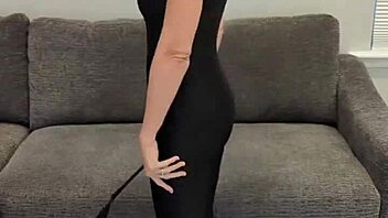 Black Bodysuit Hugs Ass in Shiny Hunter Boots