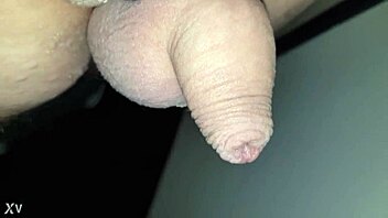 Bound tiny dick with huge balls waits 😏🔗