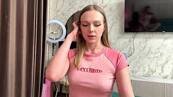 Stepsister roleplay bedroom lick feet ripped clothes