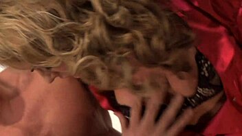 blonde milf mommy rides monster cock doggystyle with fishnets gaping