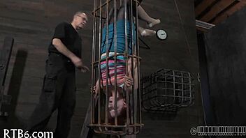 pornstar dives deep into intense sadomasochism play session