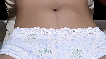 Horny Petite Teen Fingers Fucks Tight Pussy Solo