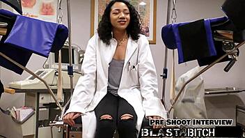 Yasmine Woods' Backstage Face Fucked and Blasted with Cum