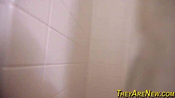 first time amateur teen railed hard by monster cock shower