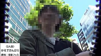 asian amateur gives intense blowjob masturbation leading to massive facial