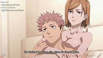 Nobara x Yuji face hentai sex problems after hours in Jujutsu Kaisen animation