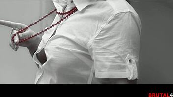 blonde bitch boss gets licked blown and fucked hard in full pov scene