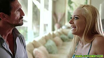 sexy teen 18+ savannah sixx drools on stepdad's monster cock 💦