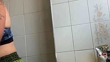 the wife films cooking videos online but really flashes her swollen young pussy