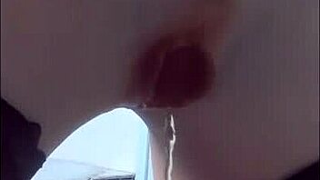 outdoor silicone skin removal leads to hot panty masturbation tease