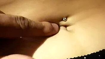 Relaxing with Sexy Latina's Belly Button Massage