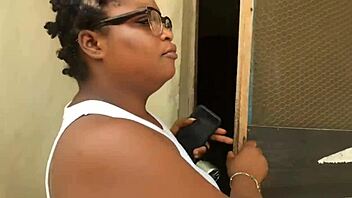 Neighbor's wife finally tastes my monster cock 🍆💦