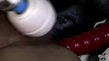 Nympho Maxine Rides Toys Then Deepthroats Hard Cock Wildly