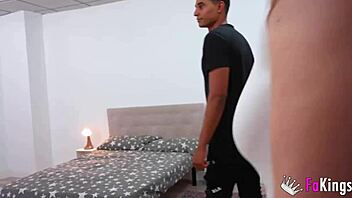 curvy spanish mature gemma gomory tests rookie's big cock outdoors