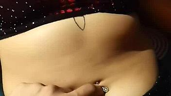 Relaxing with Sexy Latina's Belly Button Massage