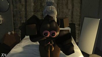 roblox thug pounds cheating ebony teacher's big ass anal!