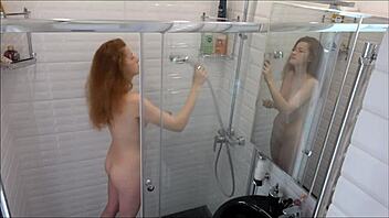 hidden cam spies girl fingering shaved pussy