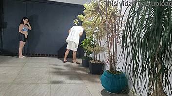 garage fuck with neighbor while hubby showers?