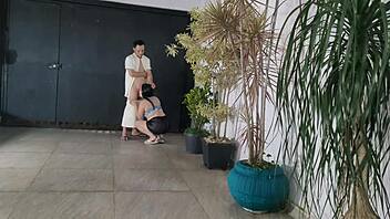 garage fuck with neighbor while hubby showers?