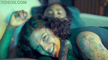 hey brazilian slut, stroke my cock with your tattooed feet?