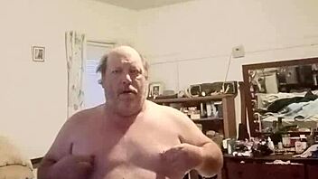 her teasing thong striptease ends with ripped panties reveal