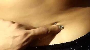 Relaxing with Sexy Latina's Belly Button Massage