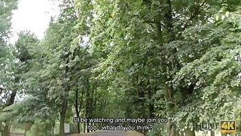 Hunt4k guy lets stranger bang his cute Czech gf Liliane for cash 💦😏