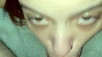 first time anal creampie with boyfriend ends in cum on my big natural tits