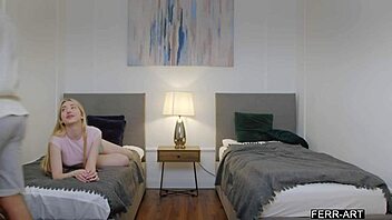 tiny babe tied down for vacation bondage fun 😈🔥