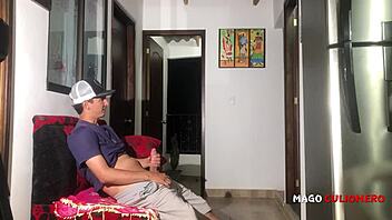 Huge White Cock Explodes In Hot Milf Neighbor's Throat!