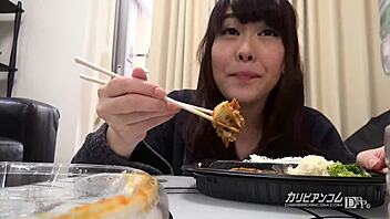 japanese big tits babe grinds sexy curves in steamy asian heat