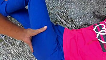 Desi village girl rides cock hard in outdoor ranch fuck mms