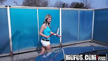 Tracy Anderson public pickup blowjob tits fuck