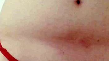 Amateur Webcam Thong Tease Plays with Hard Cock Boldly