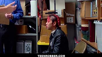 Petite Asian MILF Saves Shoplifting Teen