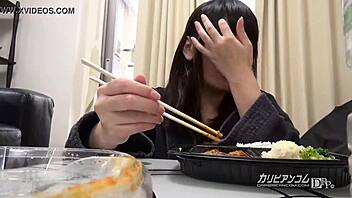 japanese big tits babe grinds sexy curves in steamy asian heat