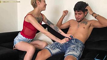 your hot stepsis milks my cock while i phone chat?