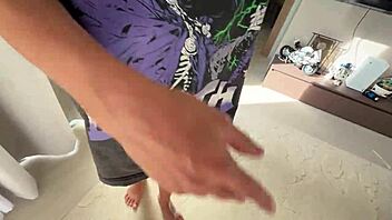 tiny asian xs girl takes muscular pounding at home pov passionate orgasm