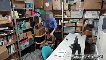 Black Police Uniform Licks Pussy In Interracial Fantasy