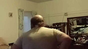 her teasing thong striptease ends with ripped panties reveal