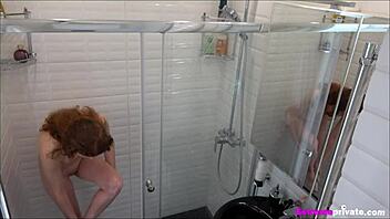 hidden cam spies girl fingering shaved pussy